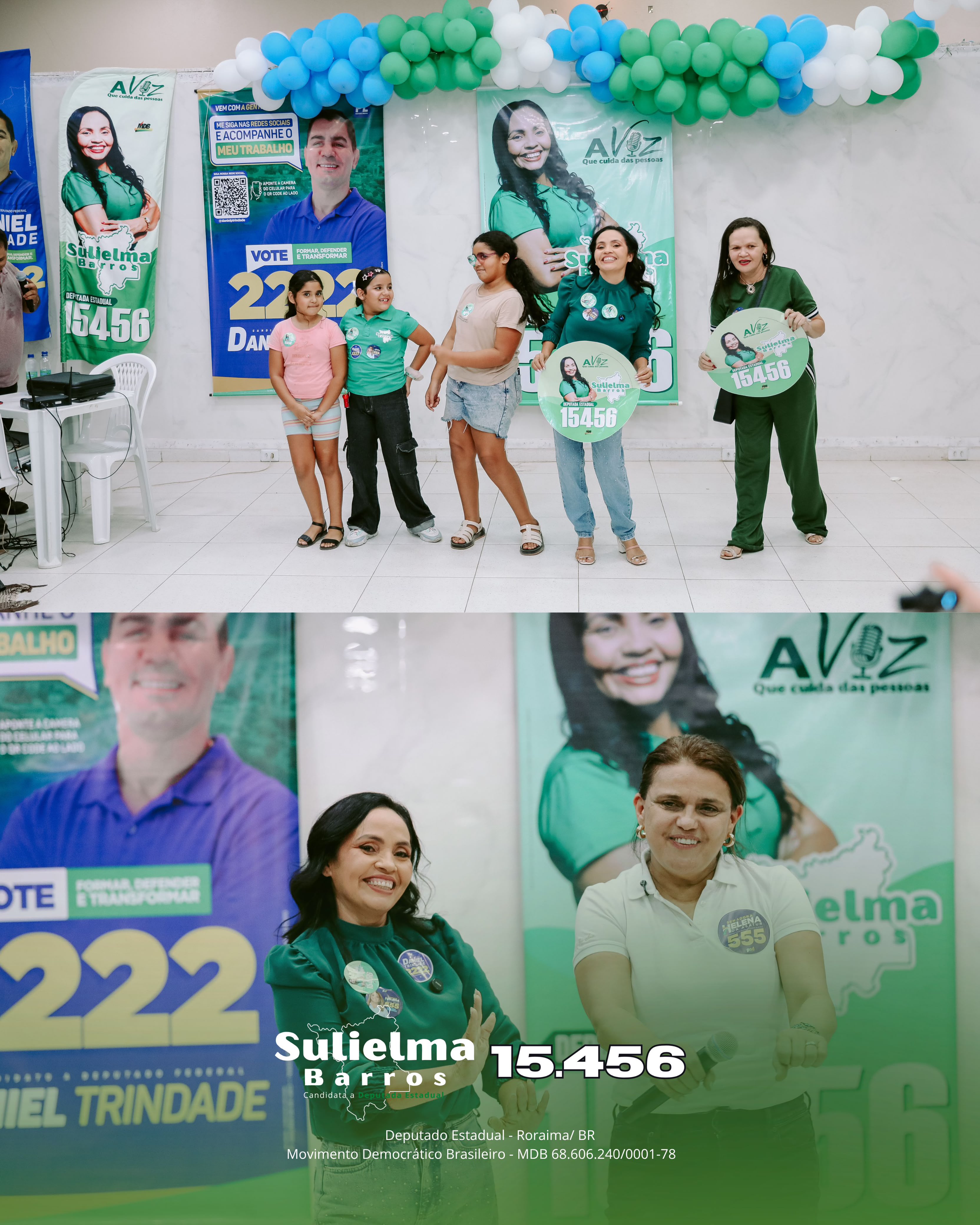 Grande reunião com mais de 850 pessoas presentes, com Sulielma Barros e participantes